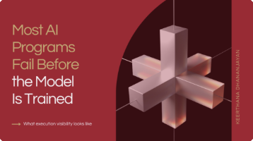 Cover: Most AI Programs Fail Before the Model Is Trained